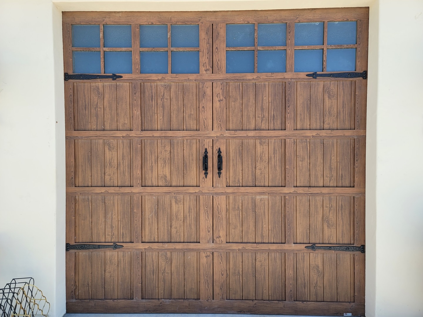 Garage door repair technician on the Monterey coast